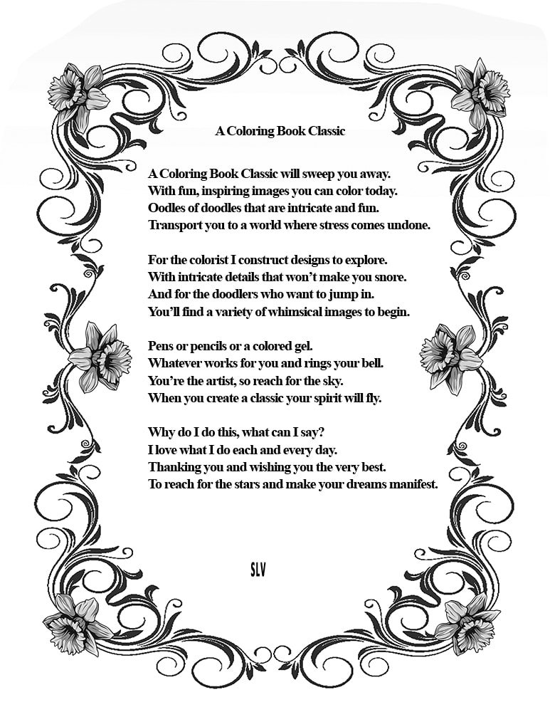 A Coloring Book Classic Poem